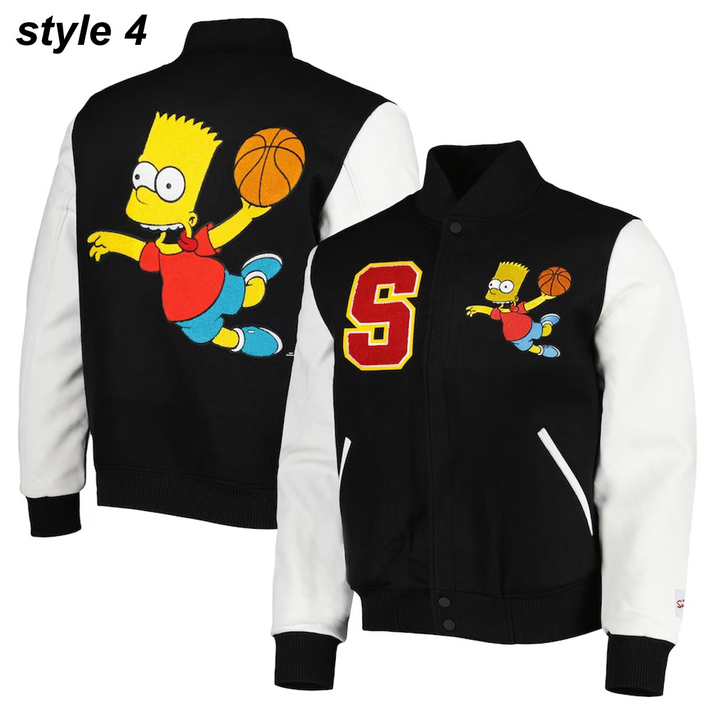 Bart Simpson Varsity Jacket - Image 13