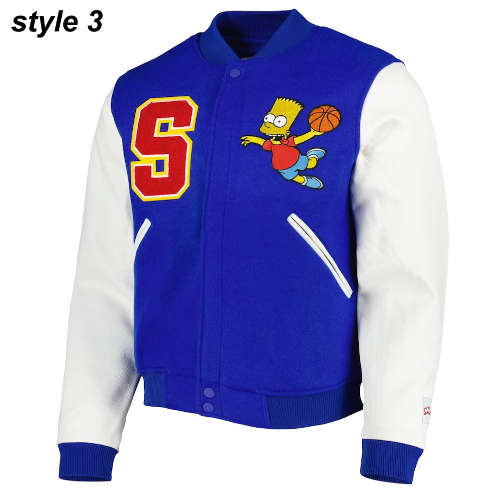 Bart Simpson Varsity Jacket - Image 3