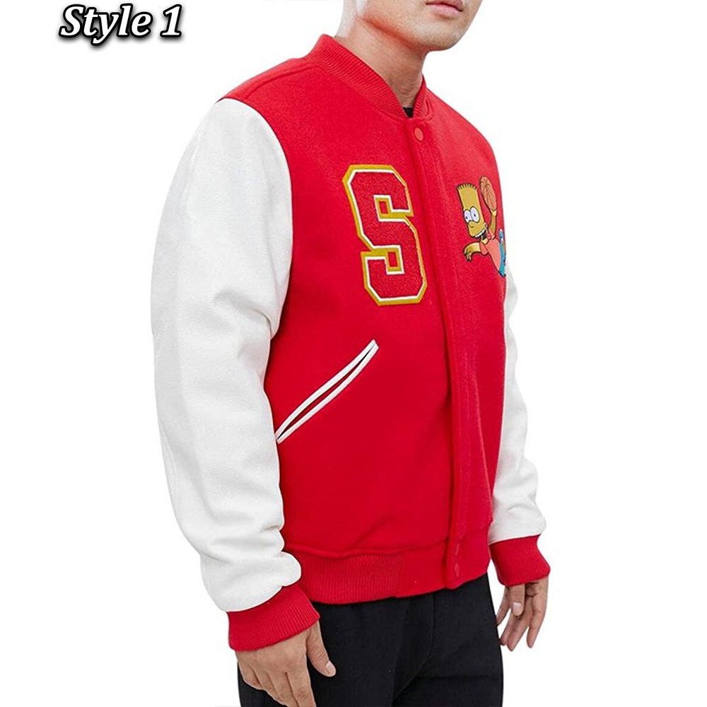 Bart Simpson Varsity Jacket - Image 11