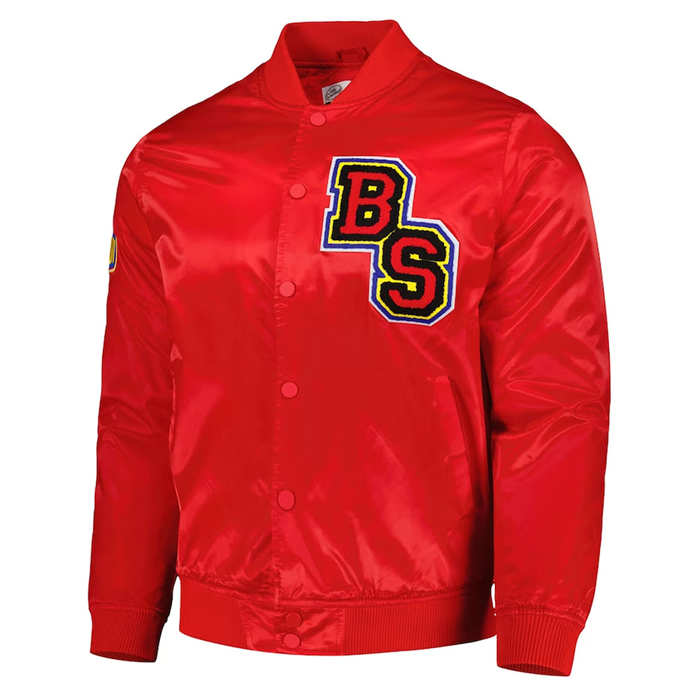 Bart Simpson Bomber Red Jacket