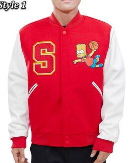 Bart Simpson Varsity Jacket