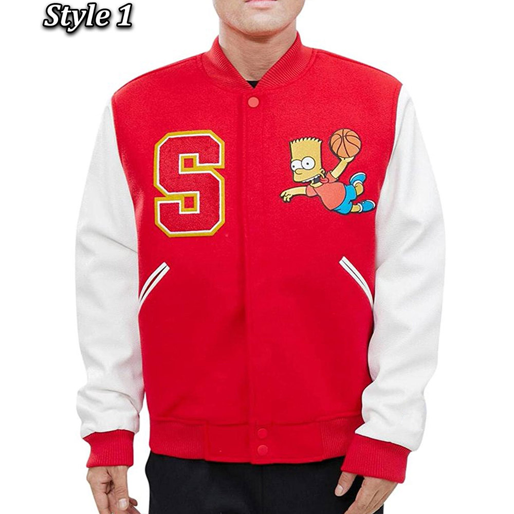 Bart Simpson Varsity Jacket
