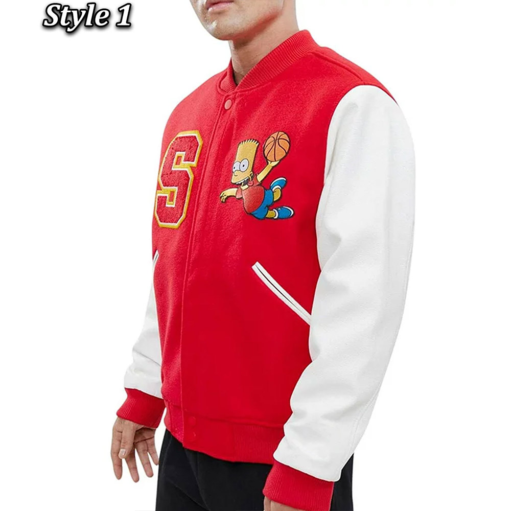 Bart Simpson Varsity Jacket - Image 10