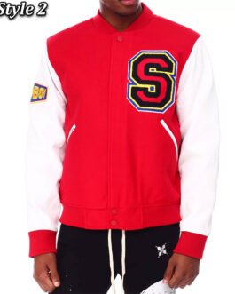 Bart Simpson Varsity Jacket
