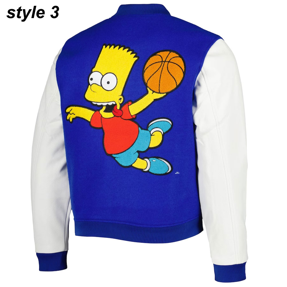 Bart Simpson Varsity Jacket - Image 7