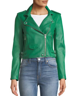 Corinne Fox Beat Shazam Season 3 Green Leather Jacket