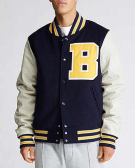 Bel-Air Academy Navy and White Varsity Jacket