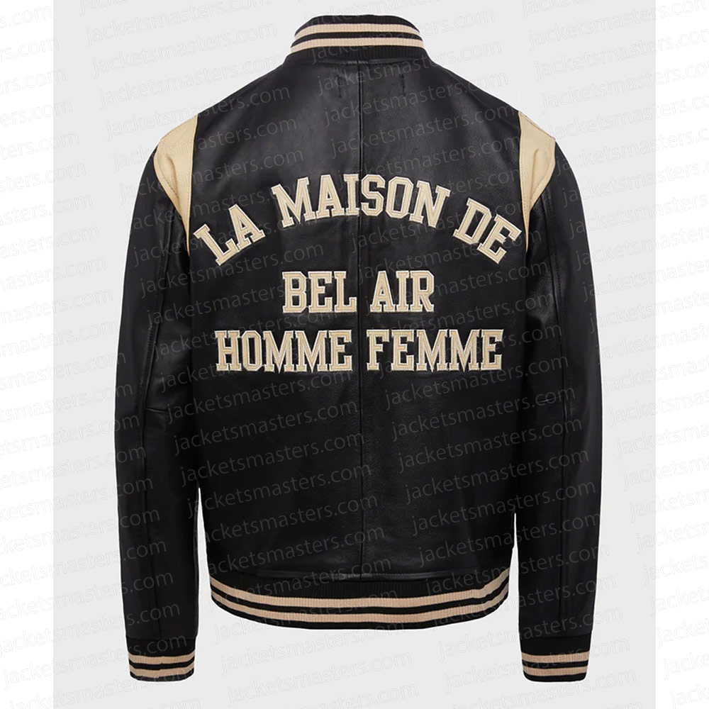 Bel-Air Will Smith Varsity Leather Jacket - Image 3