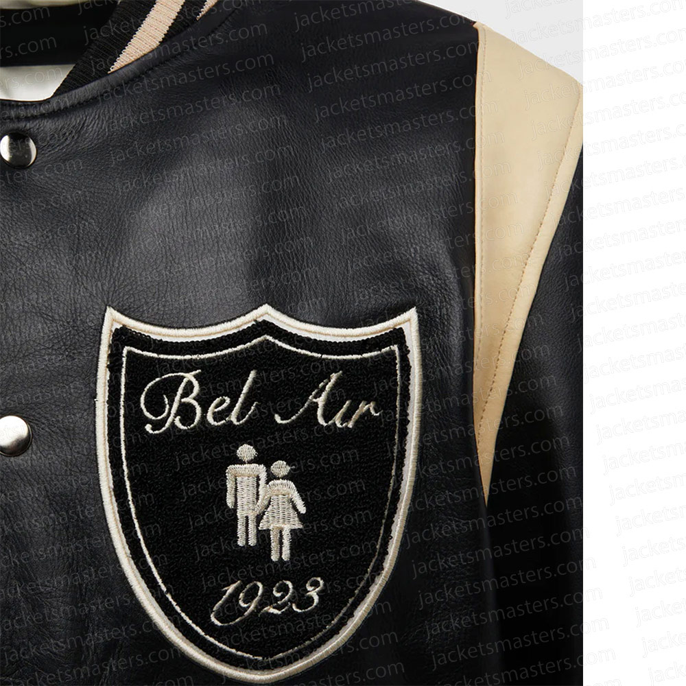 Bel-Air Will Smith Varsity Leather Jacket - Image 4