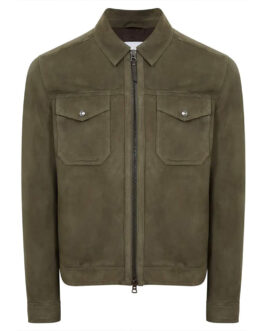 Manifest S04 Josh Dallas Green Suede Jacket