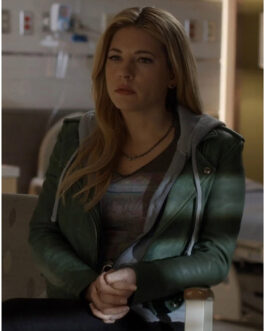 Big Sky S03 Katheryn Winnick Green Leather Jacket