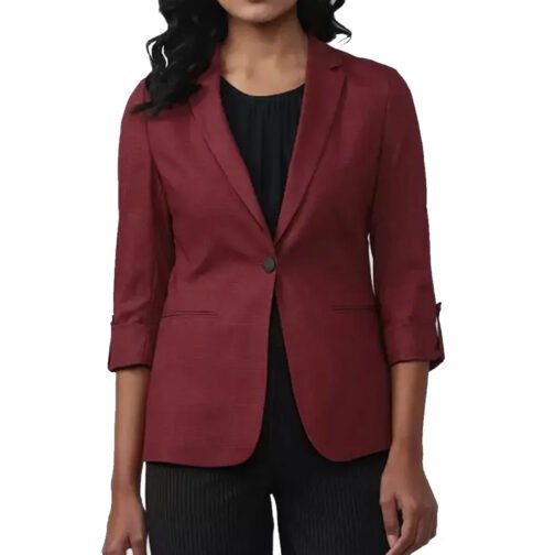 Sex/Life Sarah Shahi Maroon Blazer