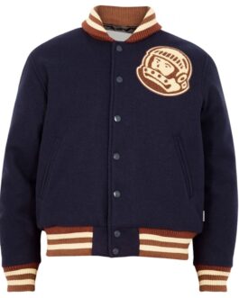 Astro BBC Black Wool Varsity Jacket