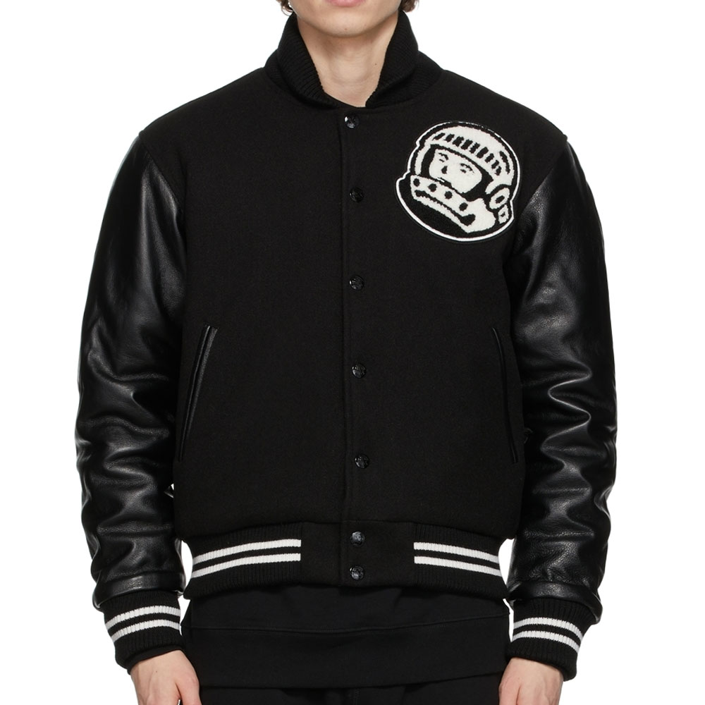 Astro Billionaire Boys Club Black Letterman Jacket - Image 3