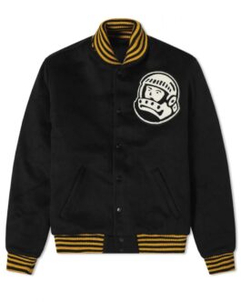 Astro BBC Black Wool Varsity Jacket