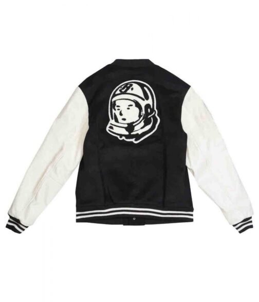 04 BBC Letterman White and Black Jacket - Image 2