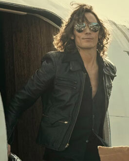 Daisy Jones & The Six Sam Claflin Leather Jacket