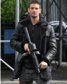 The Punisher Season 02 Ben Barnes Shearling Jacket
