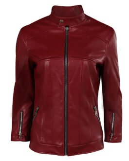 Biohazard Death Island Claire Redfield Leather Jacket
