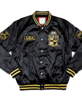 Alpha Phi Alpha Black & Gold Jacket