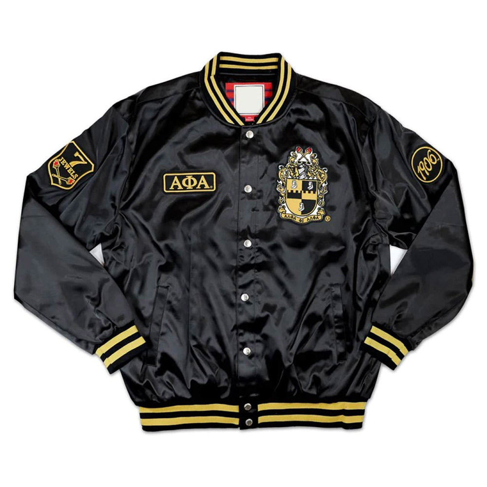 Alpha Phi Alpha Black & Gold Jacket