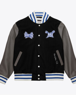 Hampton Pirates Homecoming Black Varsity Jacket