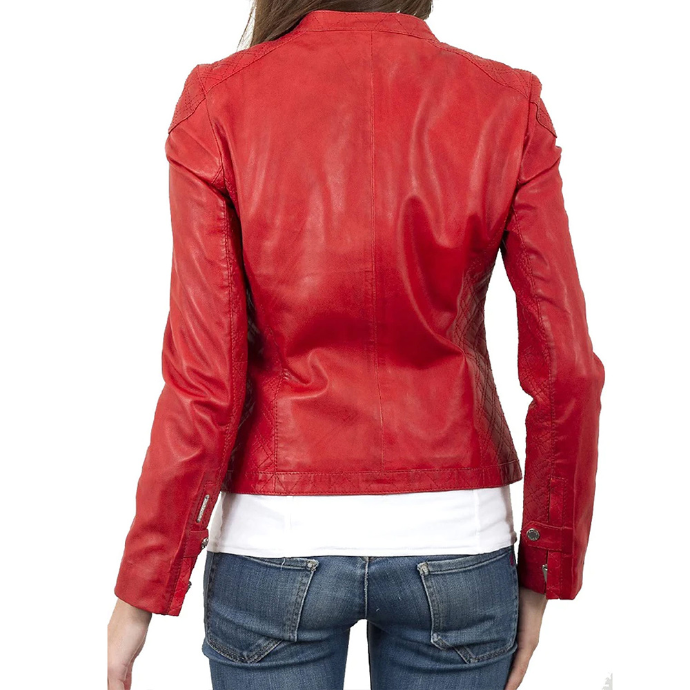 Black Mirror S06 Anjana Vasan Leather Jacket - Image 3