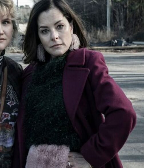Parker Posey Tales of the Walking Dead Purple Coat - Image 9
