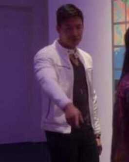 Kevin Kreider Bling Empire White Leather Jacket