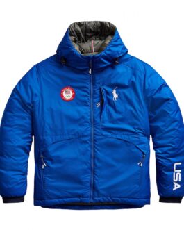 Team Usa Villagewear Royal Blue Hooded Jacket