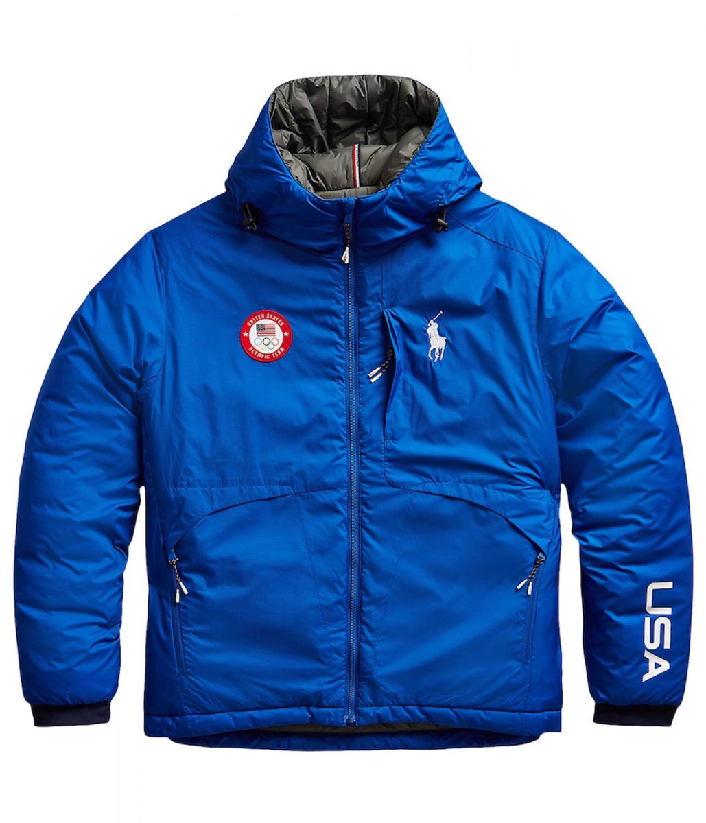 Team Usa Villagewear Royal Blue Hooded Jacket