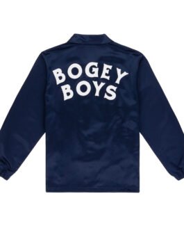 Bogey Boys Navy Satin Windbreaker