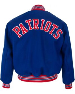 Varsity Boston Patriots 1965 Royal Blue Wool Jacket