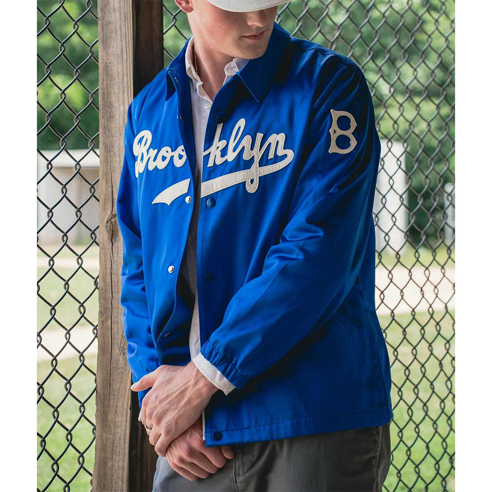 Brooklyn Dodgers 1945 Satin Windbreaker - Image 5
