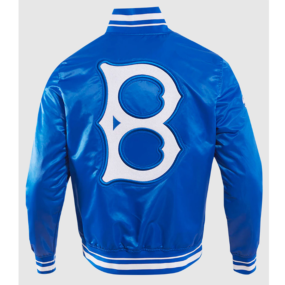 Brooklyn Dodgers Retro Classic Rib Jacket - Image 4