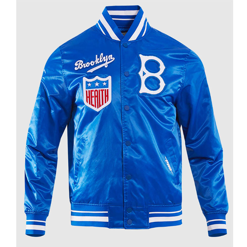 Brooklyn Dodgers Retro Classic Rib Jacket - Image 2