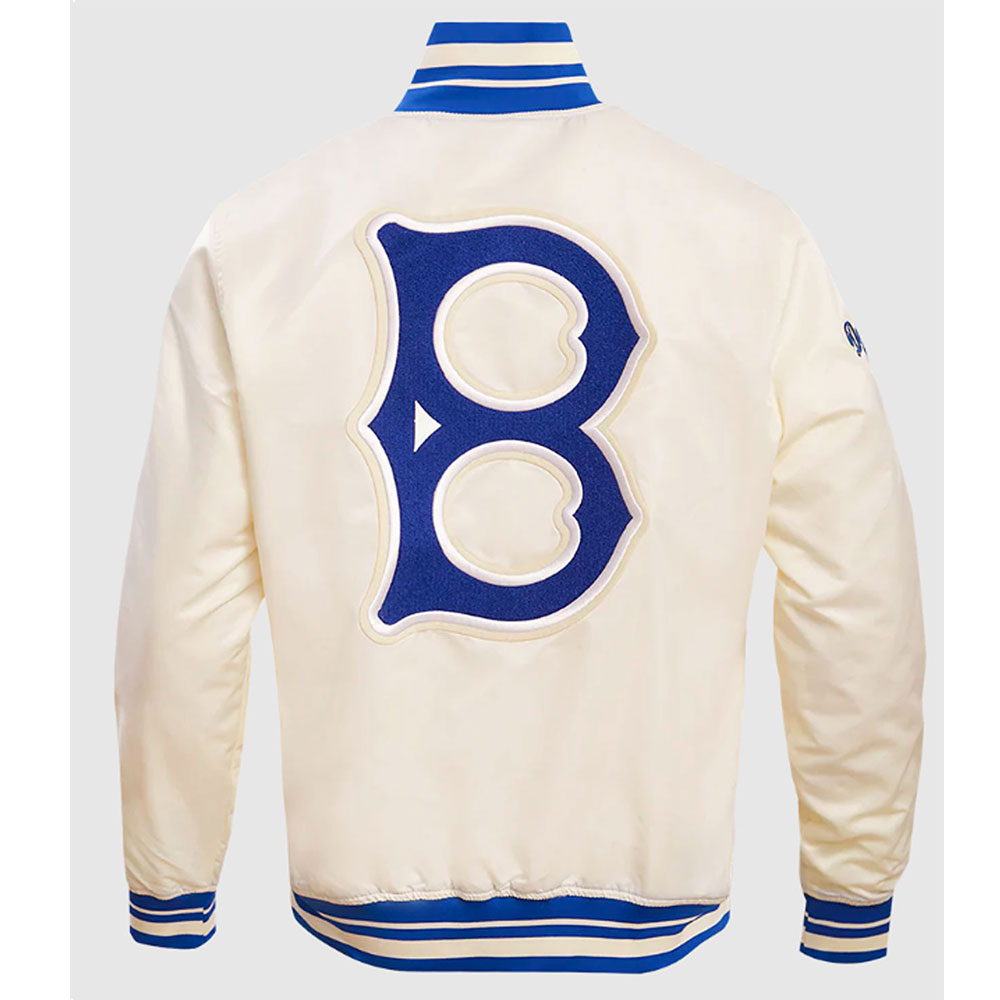 Brooklyn Dodgers Retro Classic Rib Jacket - Image 3