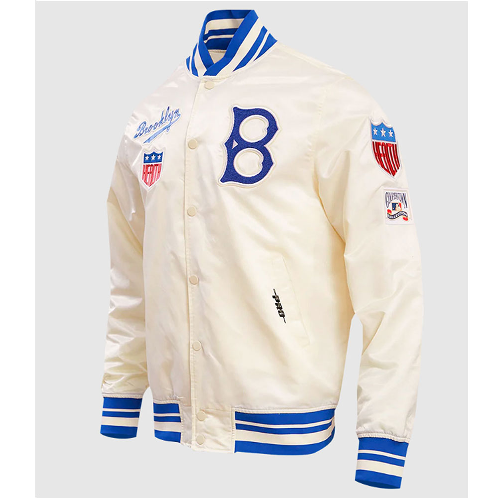 Brooklyn Dodgers Retro Classic Rib Jacket - Image 5