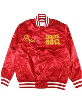 Headgear Classics Bros Bbq Red Satin Jacket