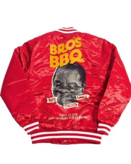 Headgear Classics Bros Bbq Red Satin Jacket
