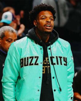 Buzz City Charlotte Hornets Aqua Blue Jacket