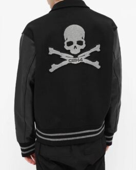C2H4 X Mastermind World Letterman Baseball Jacket