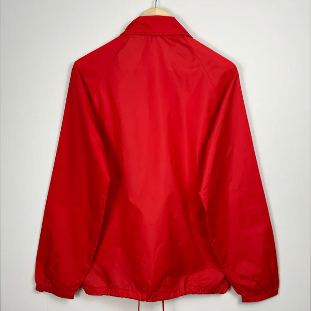 Calgary Stampeders Red Windbreaker Jacket - Image 2