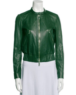 The Originals S03 Leah Pipes Green Leather Jacket