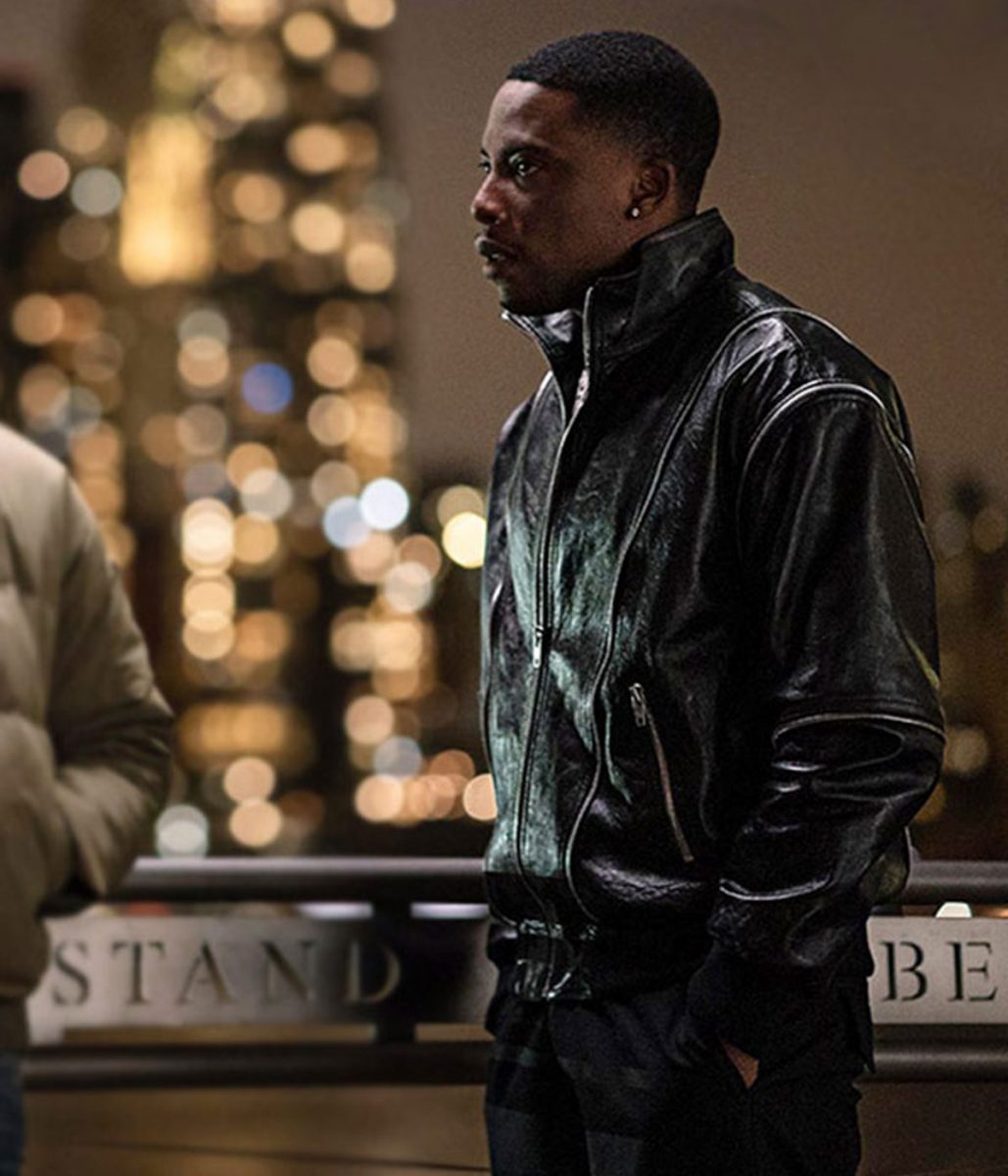 Woody Mcclain Power Book II Ghost Season 02 Bomber Leather Jacket