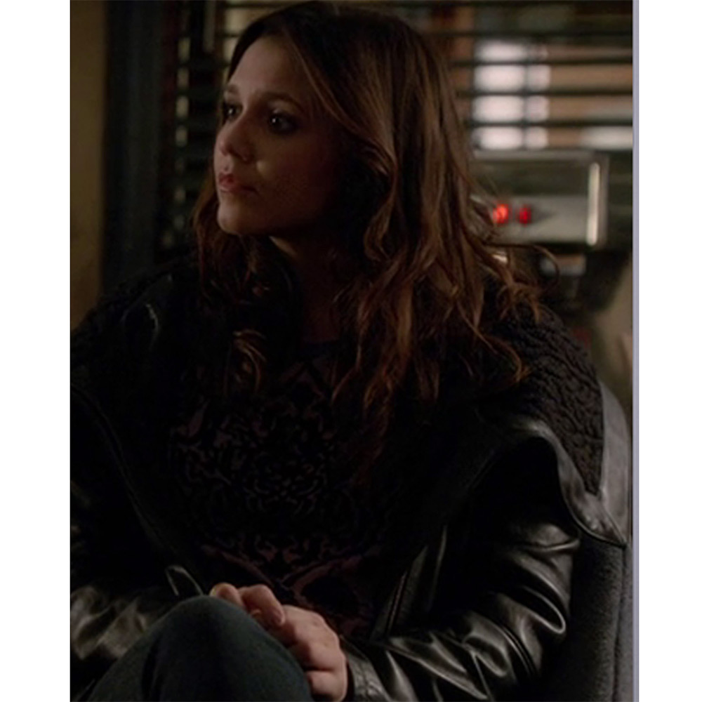 Castle Season 6 Alexandra Chando Leather Jacket - Image 2