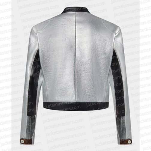 Chloe Moretz CCXP 2022 Silver Jacket - Image 3