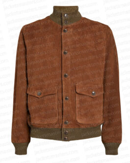 A Man in Full Jeff Daniels Suede Jacket