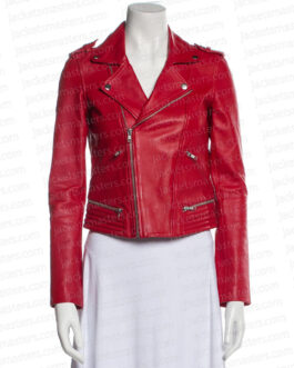 Riverdale S06 Madelaine Petsch Red Leather Jacket
