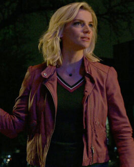 Chicago Fire S09 Kara Killmer Pink Leather Jacket